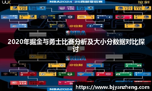 2020年掘金与勇士比赛分析及大小分数据对比探讨